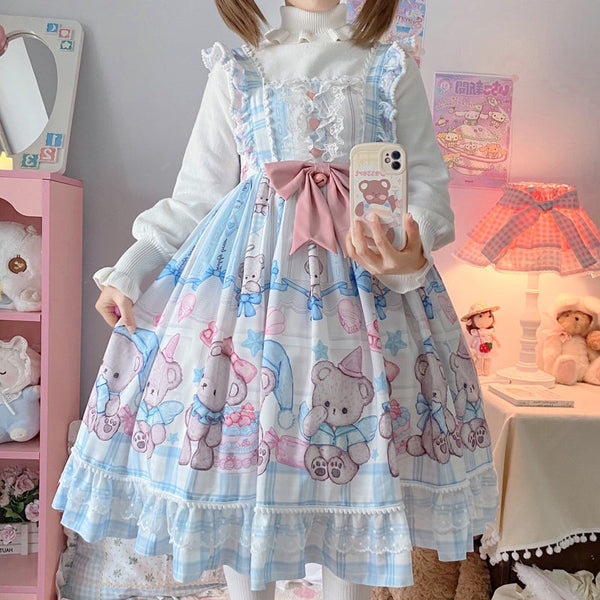 Little Baby Bear Lolita Dress - bear dress, dresses, jsk, jsks, lolita