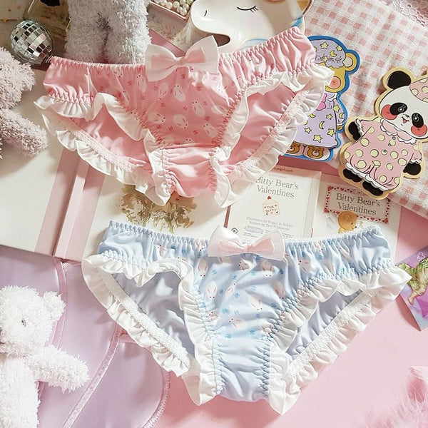 Bouncing bunny undies - baby bun - bunnies - bunny rabbits - undies - buns