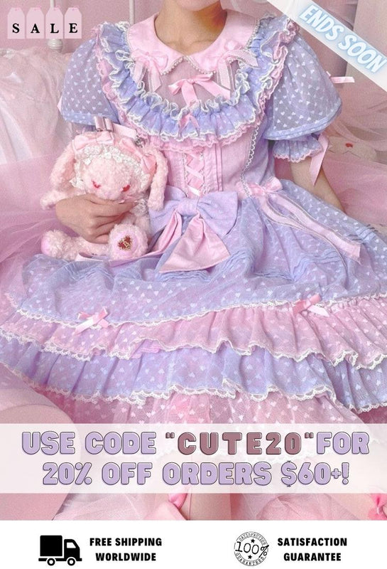 Cute Kawaii Fashion Lolita Shop Cosplay Harajuku Fairy Kei Aetshetic