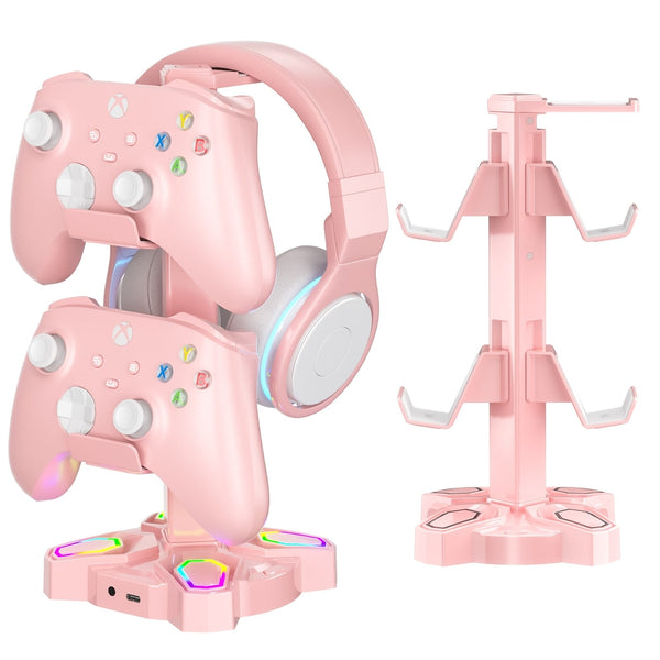 Headset & controller led stand - controller stand - headset - organizer -
