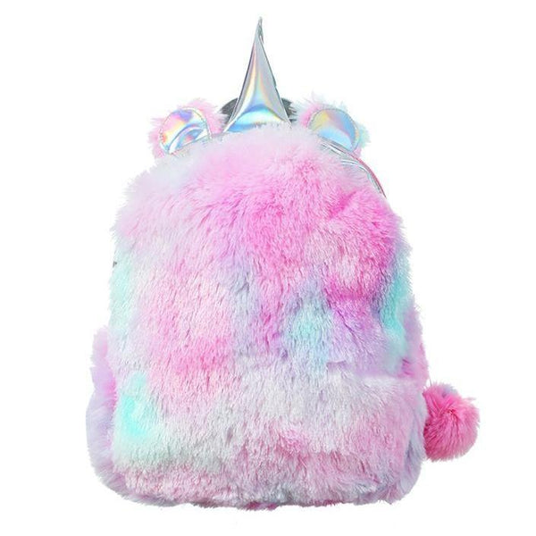 Milky Pastel Fairy Kei Unicorn Book Bag Backpack Holographic Straps Cute Princess Fashion