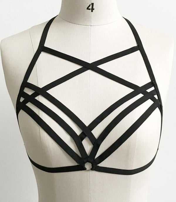 Chic diamond harness - goth - harness - strappy - straps